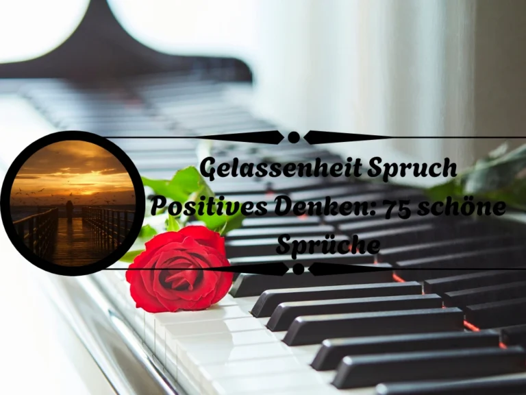 Gelassenheit Spruch Positives Denken