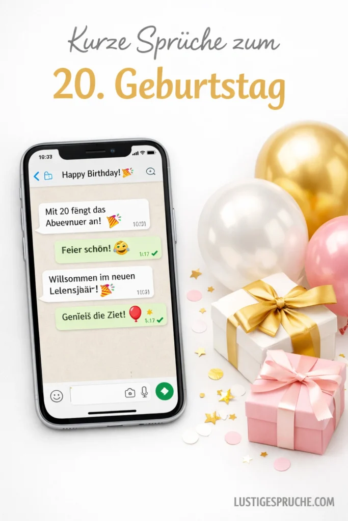 Geburtstag 20 Sprüche