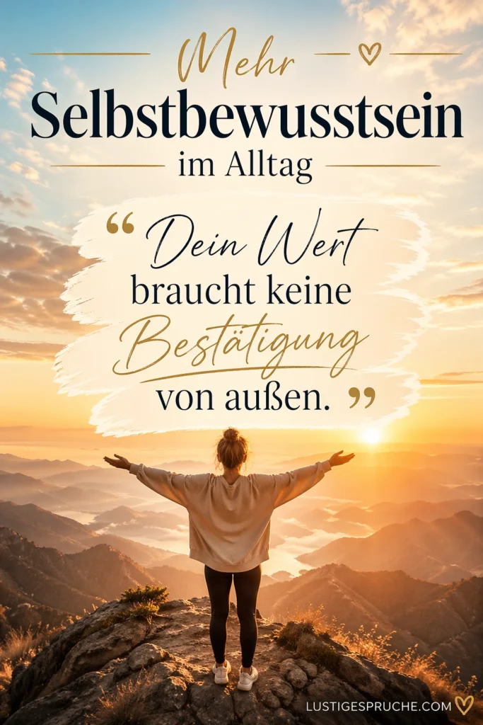 Sprüche Selbstbewusstsein