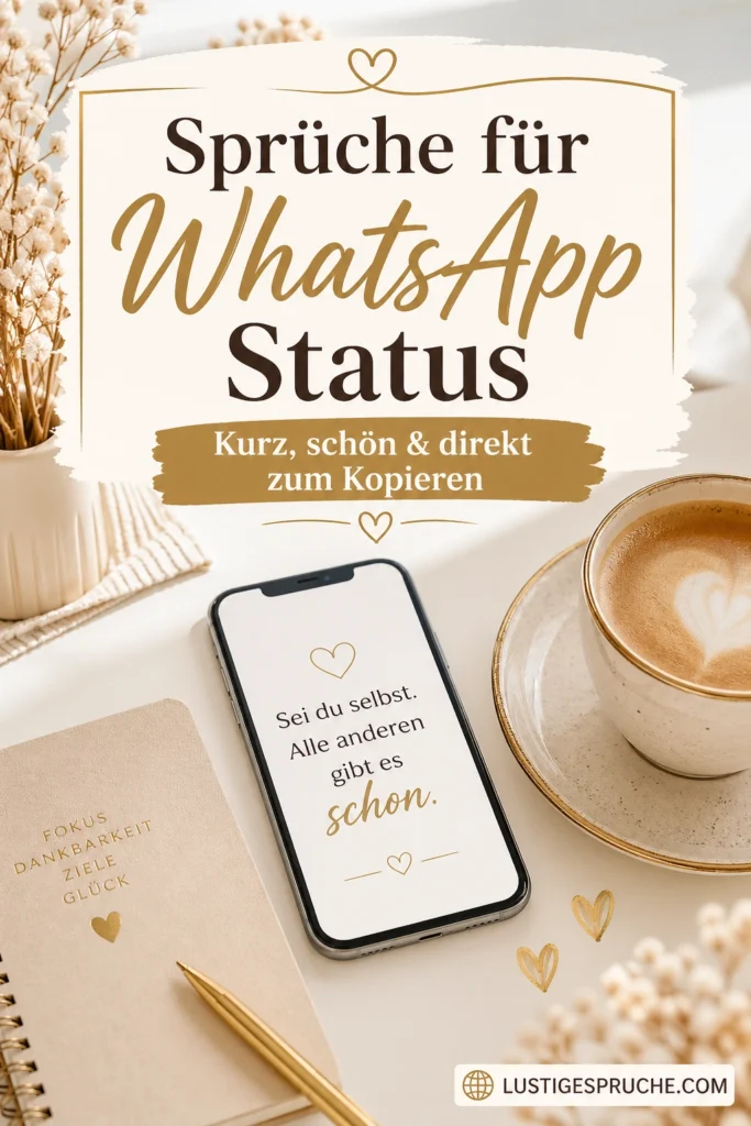 Sprüche für WhatsApp Status