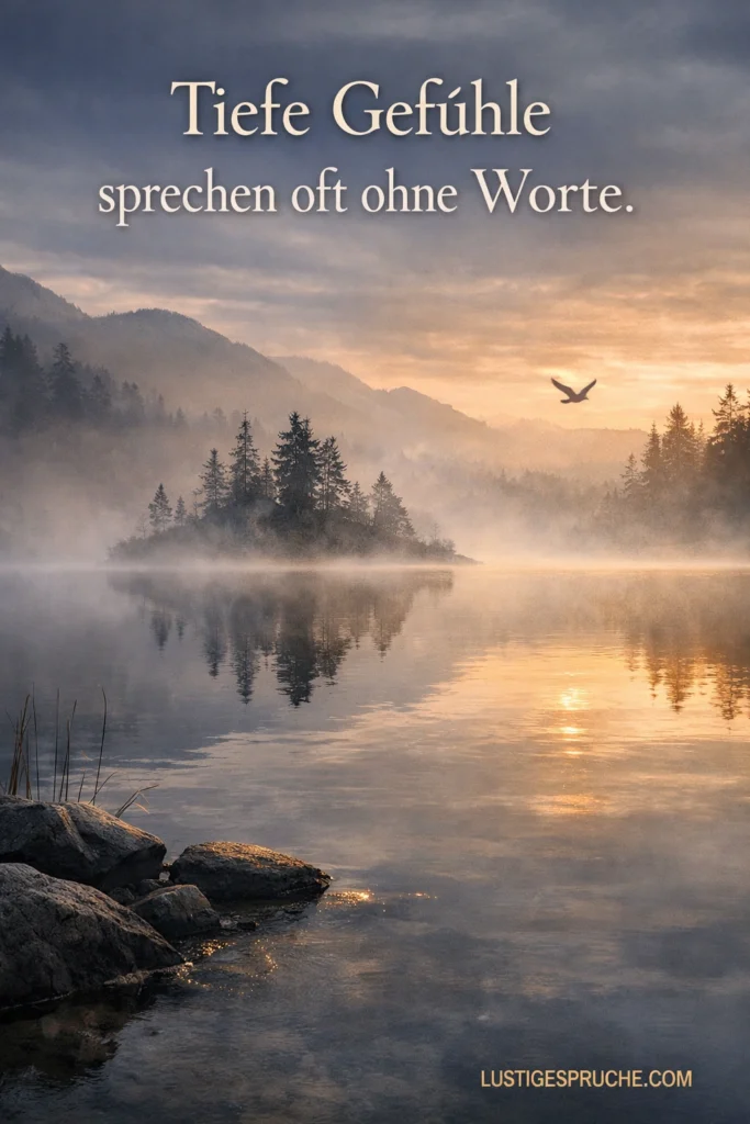 Sprüche mit Gefühlen