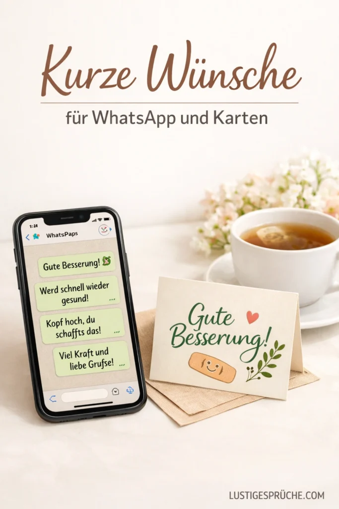 Wünsche zu Gute Besserung