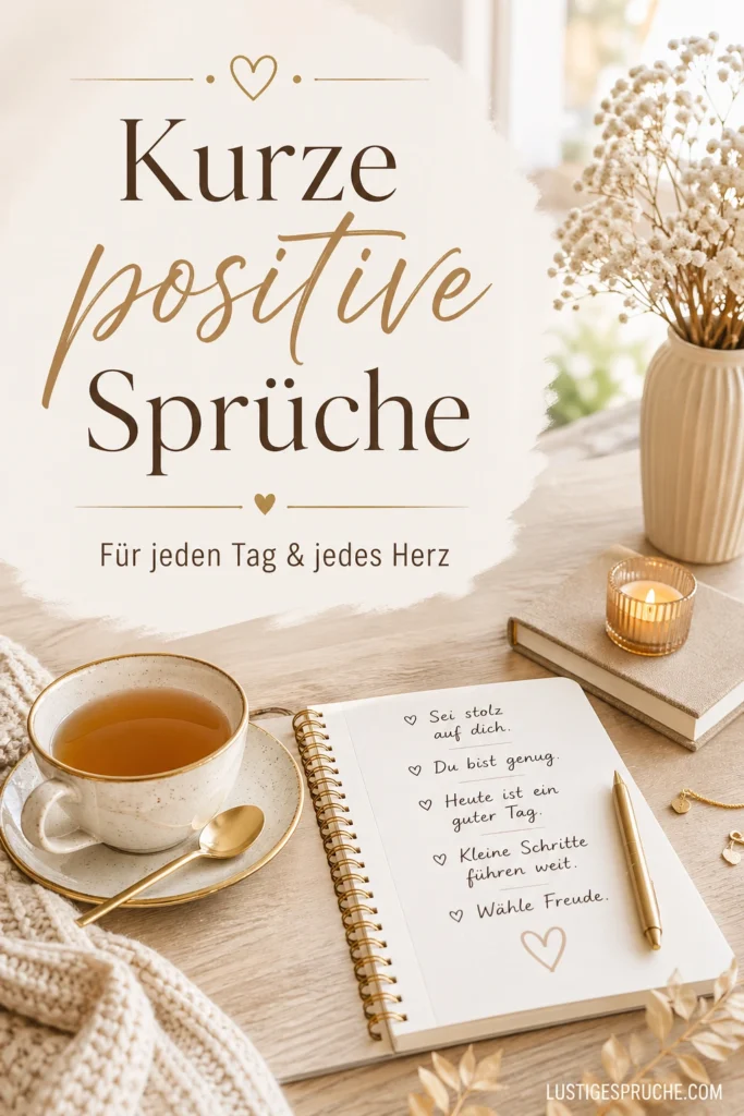 Leben positive Sprüche