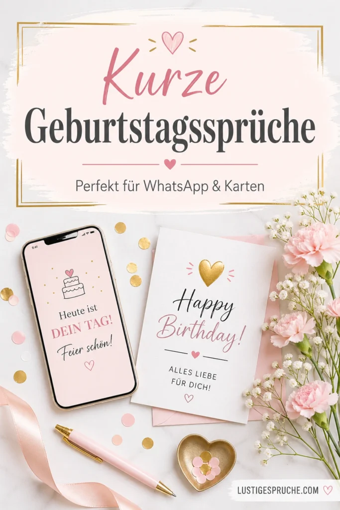 Schöne Sprüche zum Geburtstag