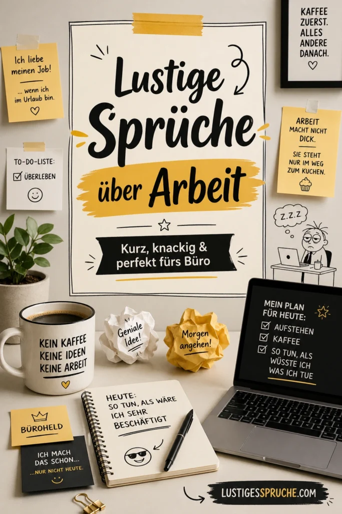 Herrlich lustige Sprüche kurz und knackig