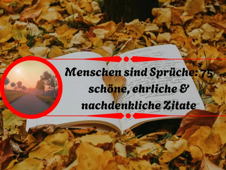 Menschen sind Sprüche