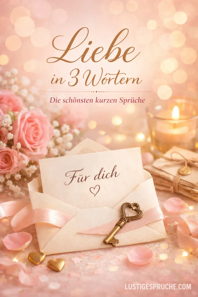 Kurze Sprüche 3 Wörter