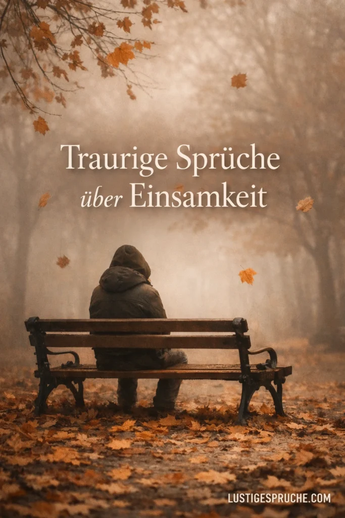 Sprüche über Einsamkeit