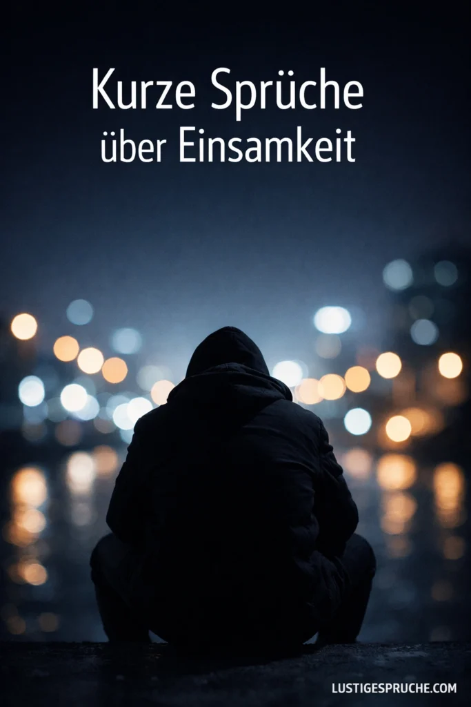 Sprüche über Einsamkeit
