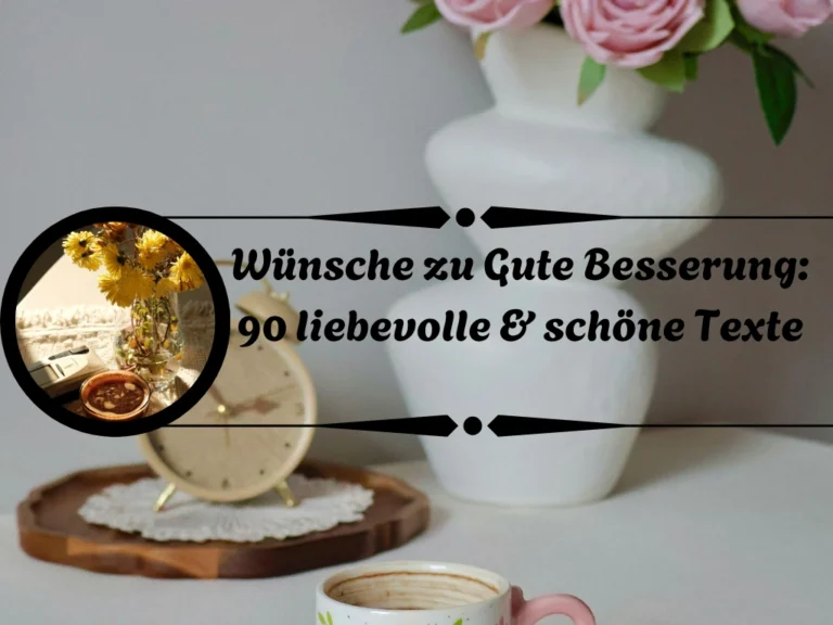 Wünsche zu Gute Besserung
