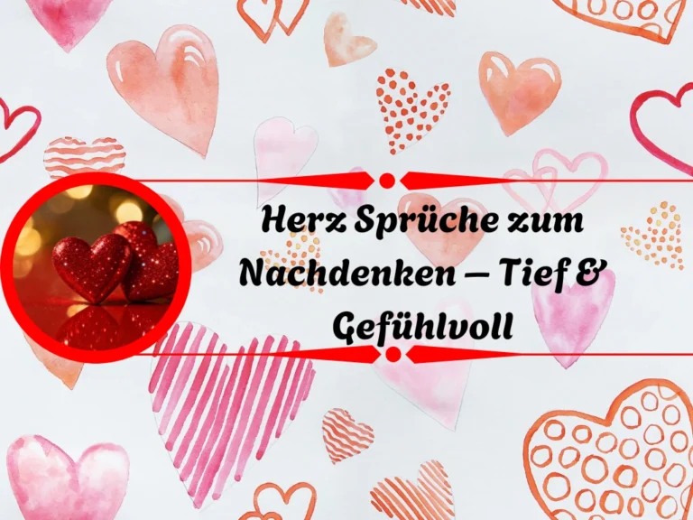Herz Sprüche zum Nachdenken