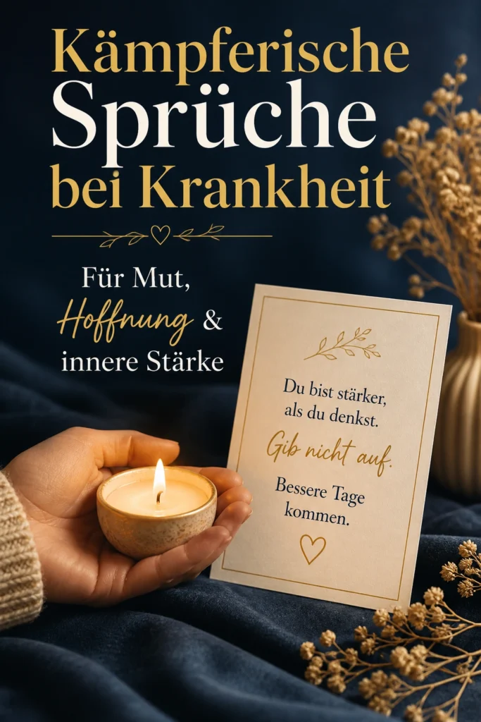 Sprüche Krankheit Kämpfen