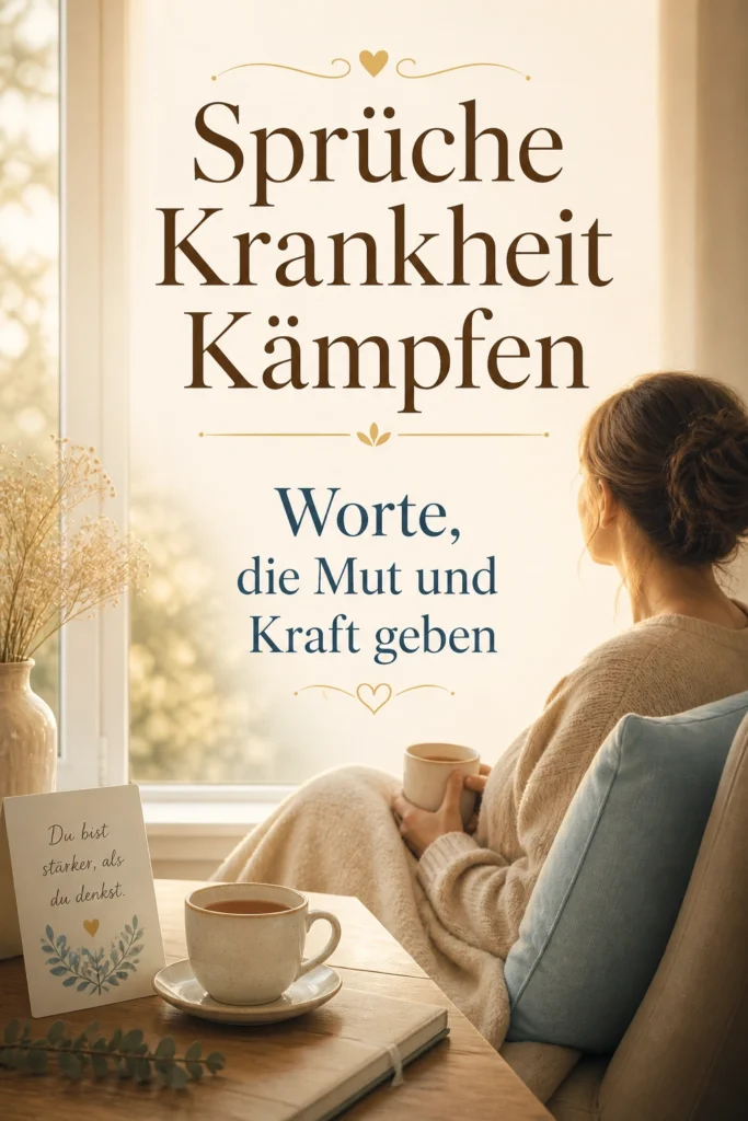 Sprüche Krankheit Kämpfen