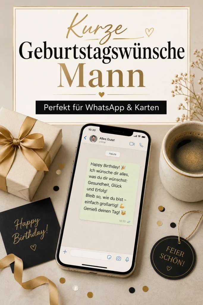 Geburtstagswünsche Mann