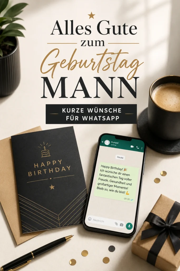 Alles Gute zum Geburtstag Mann