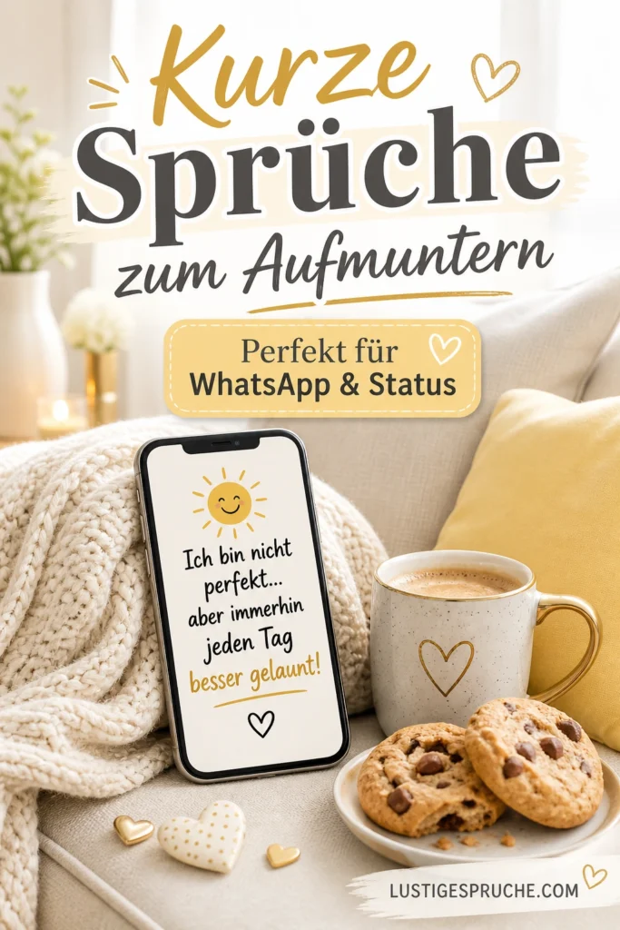 Lustige Sprüche zum Aufmuntern