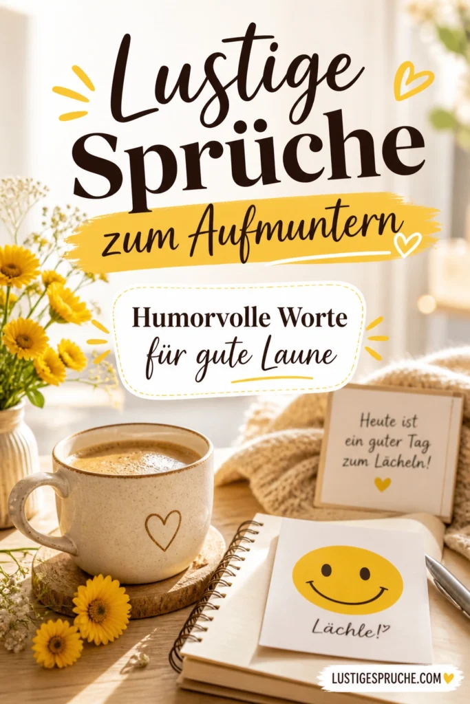 Lustige Sprüche zum Aufmuntern