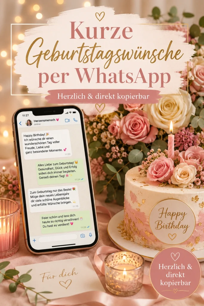 WhatsApp Geburtstagswünsche