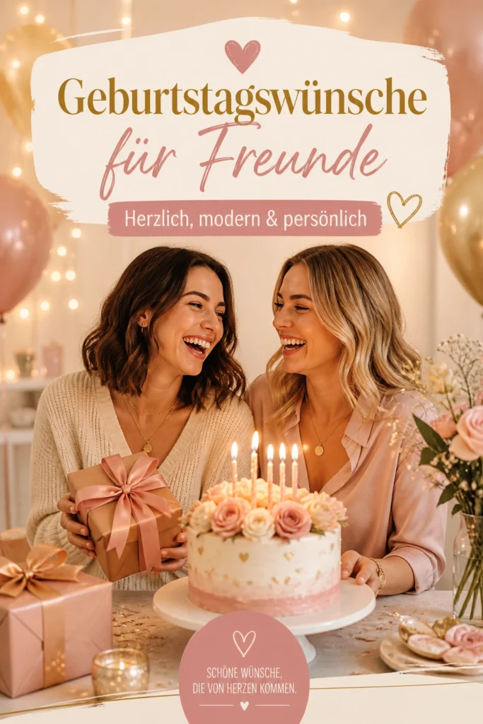 Moderne Glückwünsche zum Geburtstag