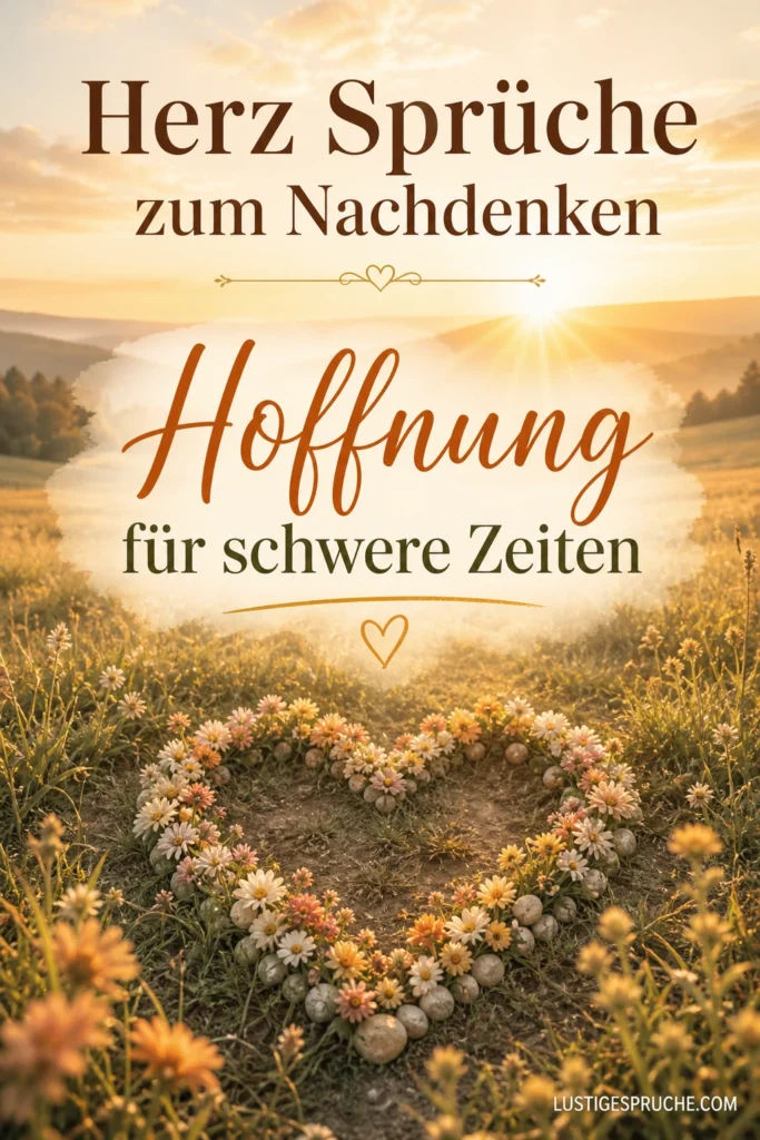 Herz Sprüche zum Nachdenken