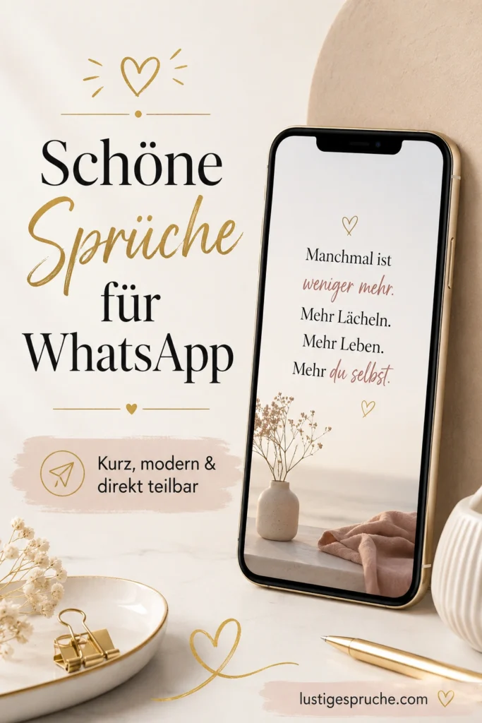 Schöne Sprüche kurz