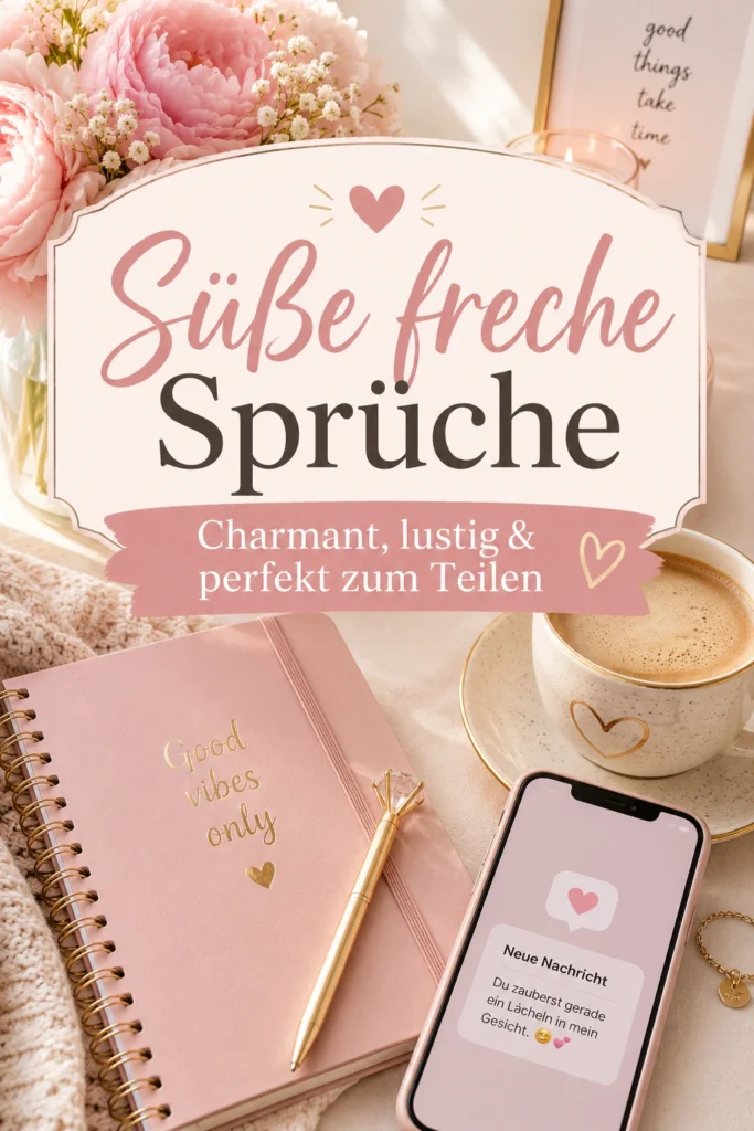 Süße freche Sprüche