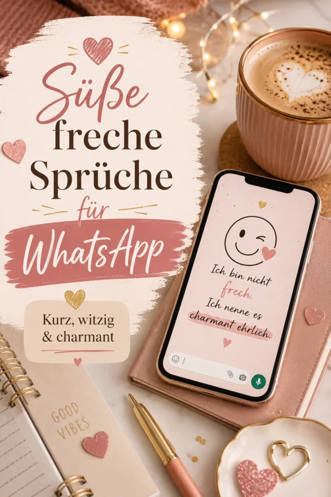 Süße freche Sprüche