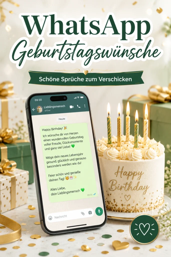 WhatsApp Geburtstagswünsche