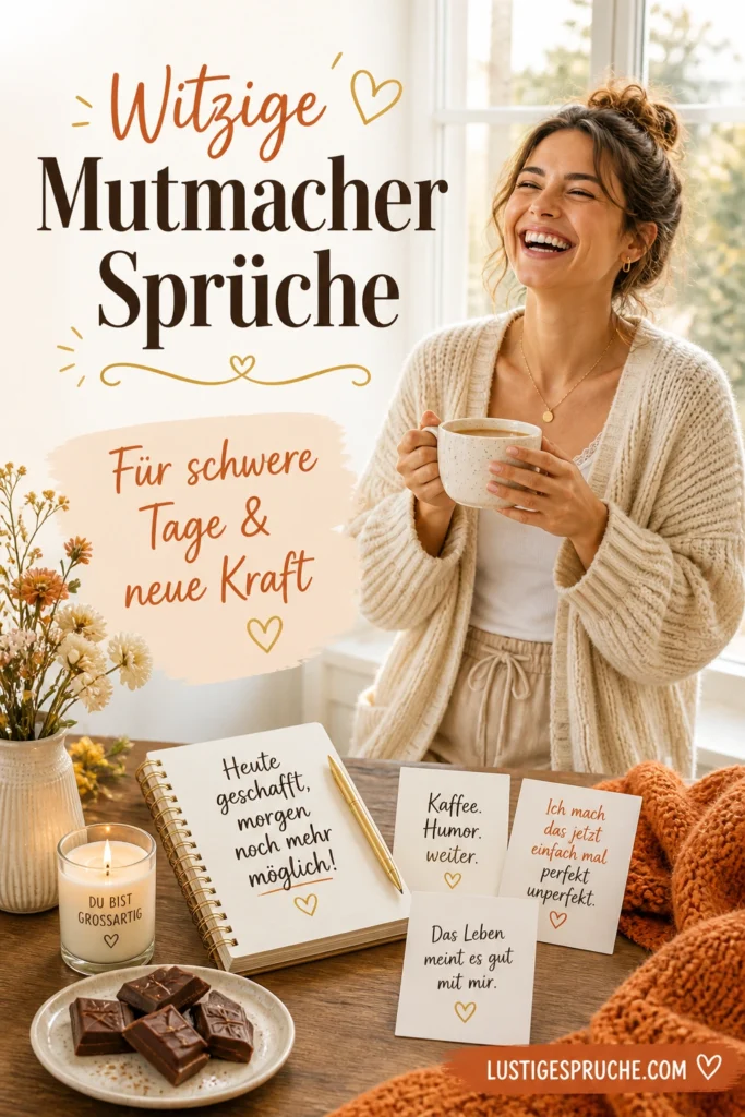 Lustige Sprüche zum Aufmuntern