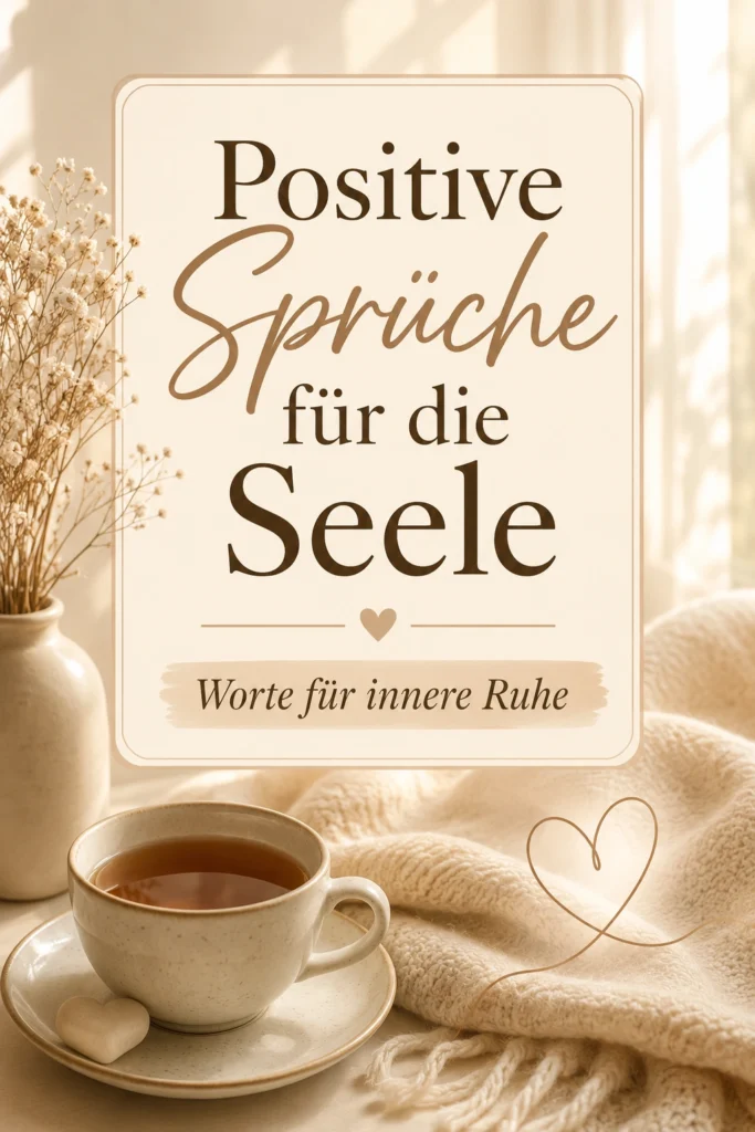 positive sprüche für die seele