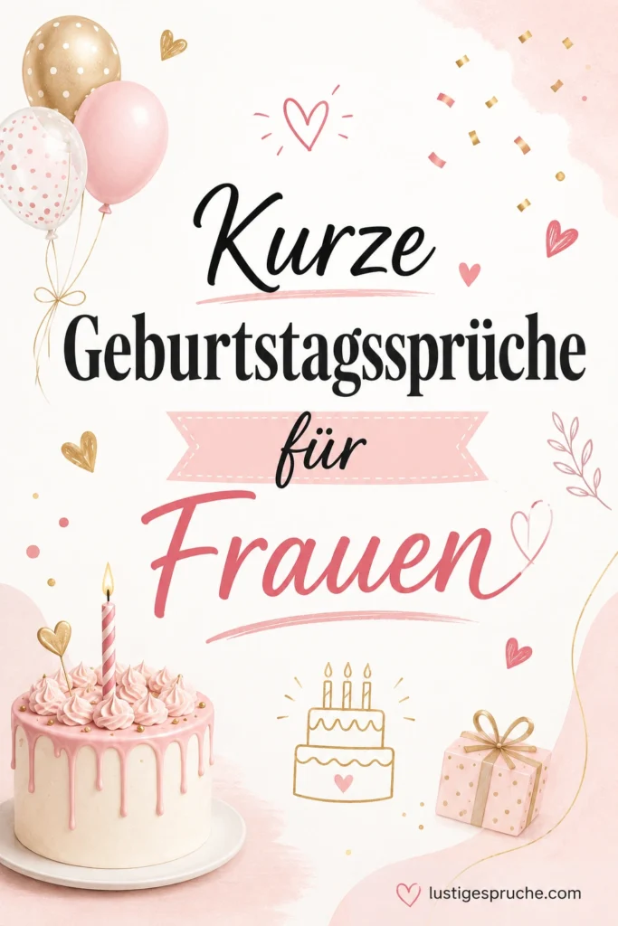 Geburtstagssprüche für eine Frau