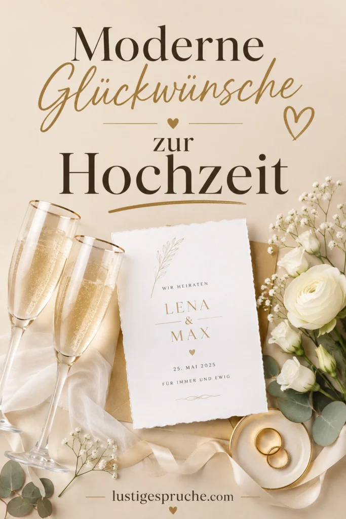 Glückwünsche zur Hochzeit