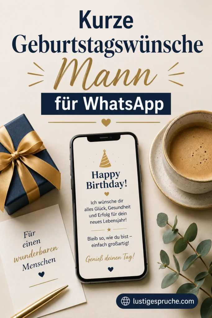 Geburtstagswünsche Mann