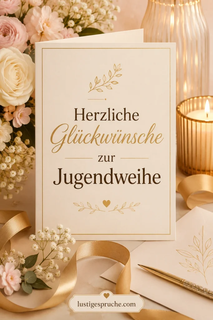 Glückwünsche zur Jugendweihe