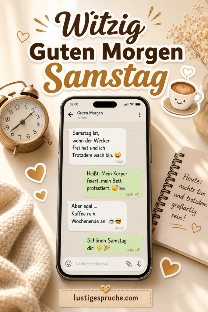 Witzig Guten Morgen Samstag Lustig