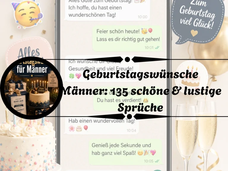 Geburtstagswünsche Männer