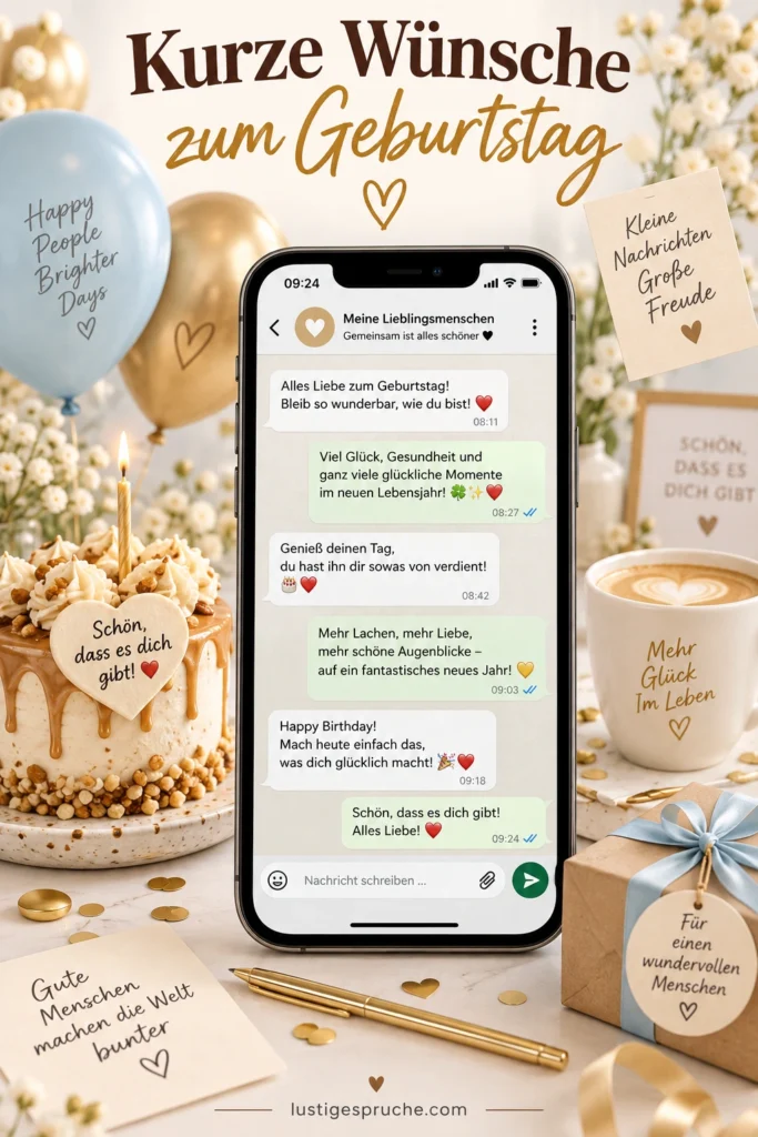 Wünsche zum Geburtstag