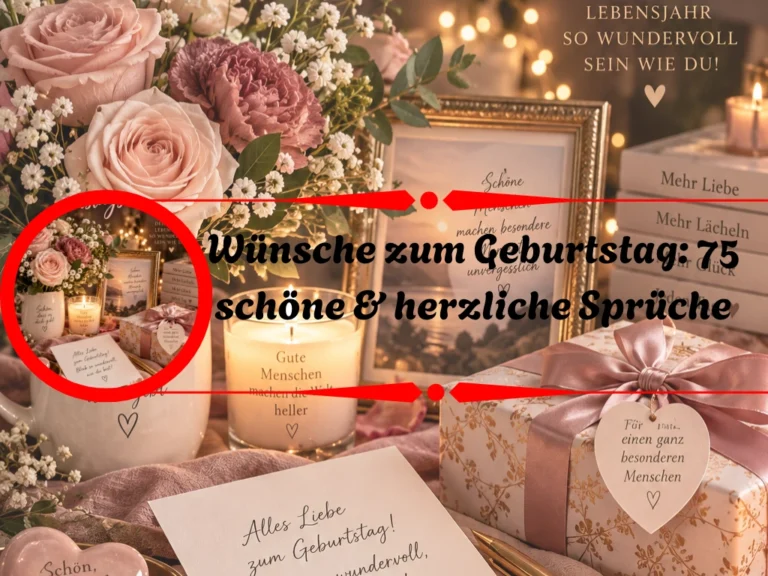 Wünsche zum Geburtstag