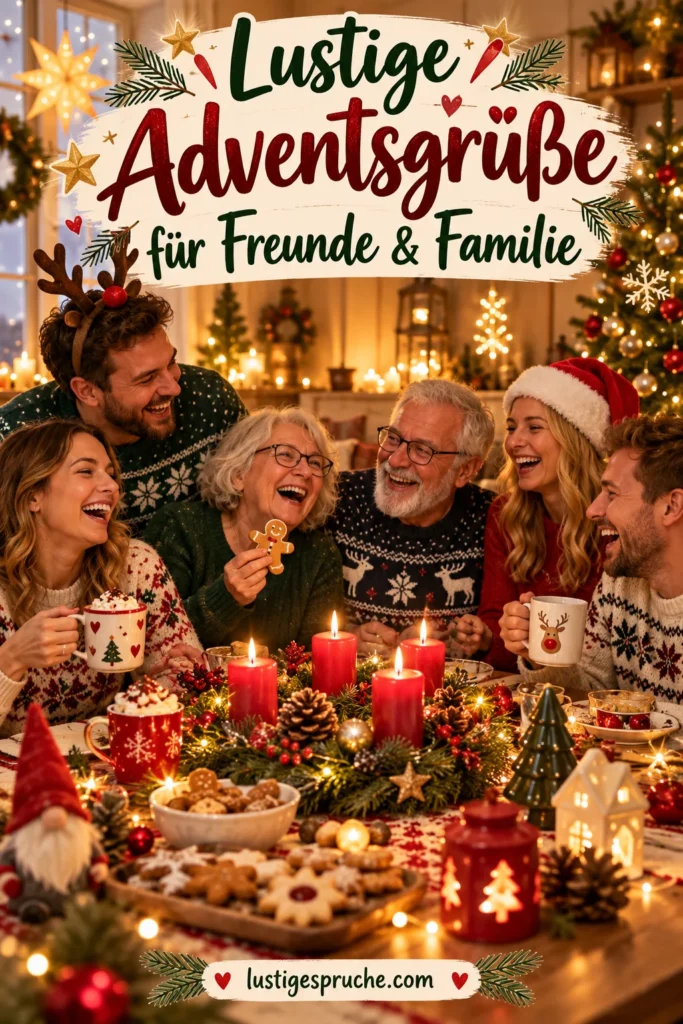Lustige Adventsgrüße