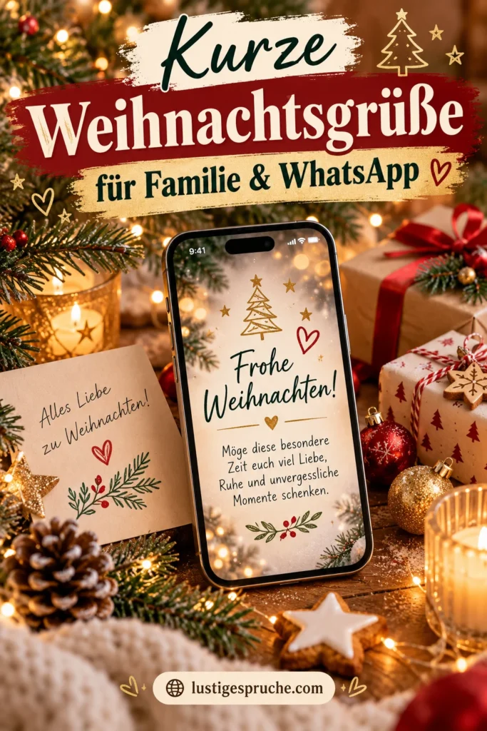 Weihnachtsgrüße Familie