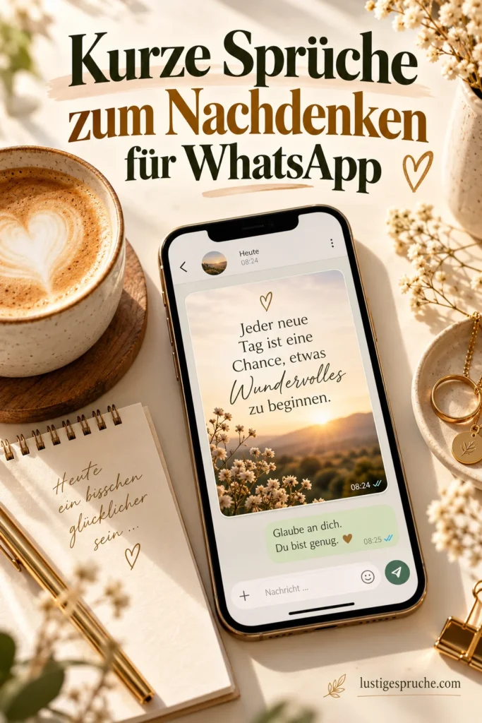 Kurze Sprüche zum Nachdenken