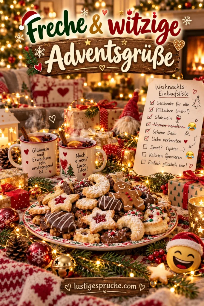 Lustige Adventsgrüße