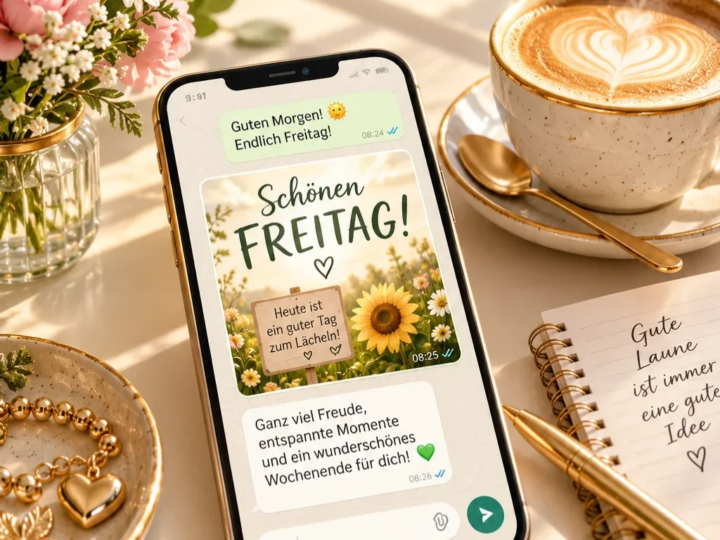 Freitag Grüße WhatsApp: 75 schöne & lustige Sprüche