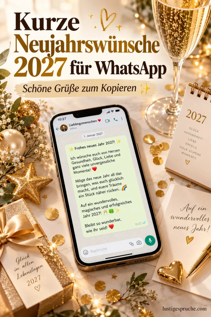 Neujahrswünsche 2027 WhatsApp