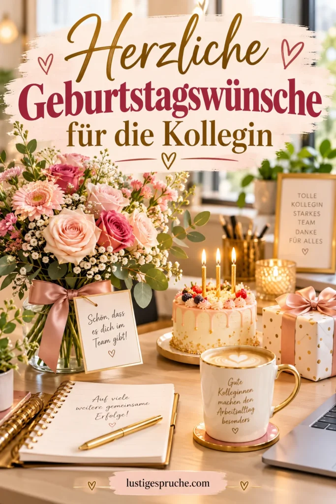 Geburtstagswünsche Kollegin