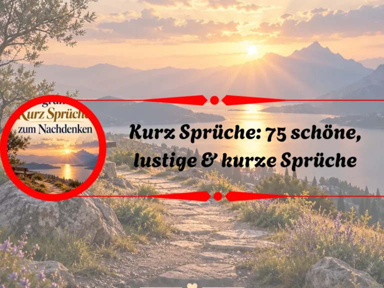 Kurz Sprüche: 75 schöne, lustige & kurze Sprüche Kurz Sprüche