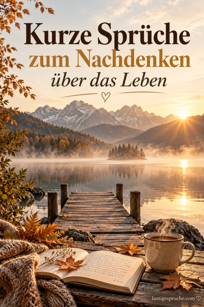 Kurze Sprüche zum Nachdenken