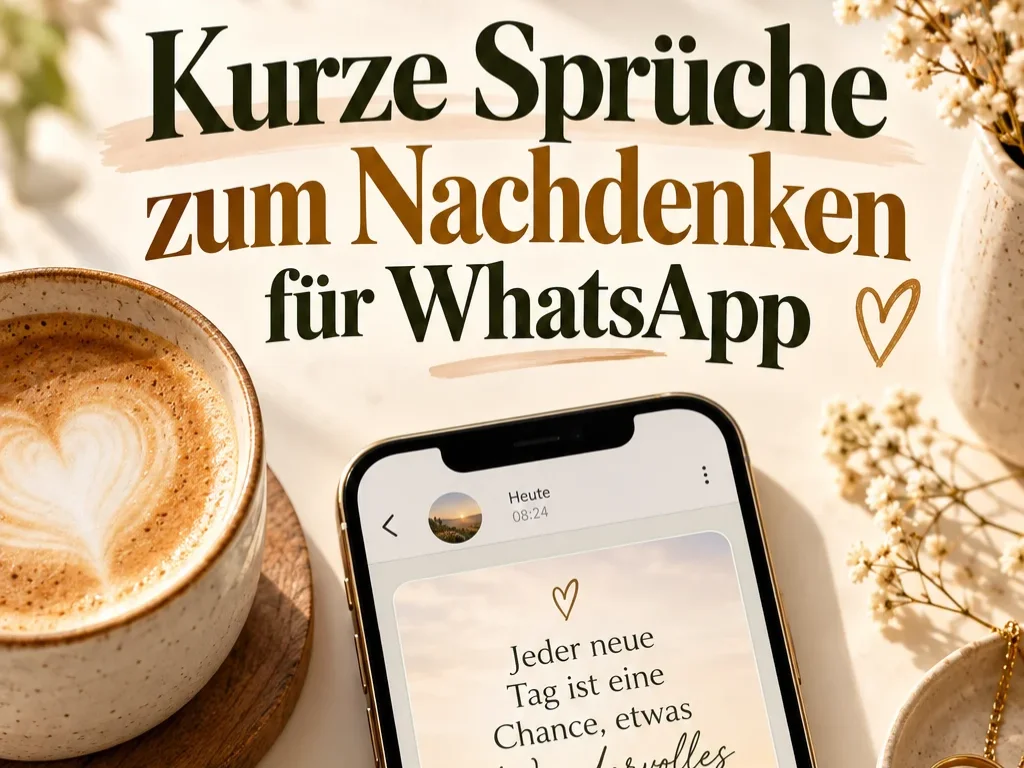 Kurze Sprüche zum Nachdenken