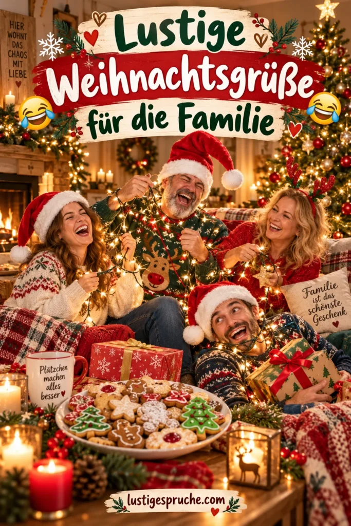 Weihnachtsgrüße Familie