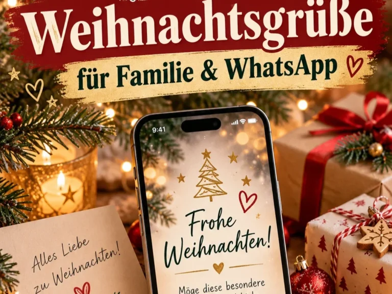 Weihnachtsgrüße Familie: 75 schöne & herzliche Wünsche Weihnachtsgrüße Familie